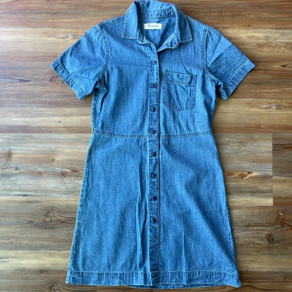 Madewell denim dress size XS